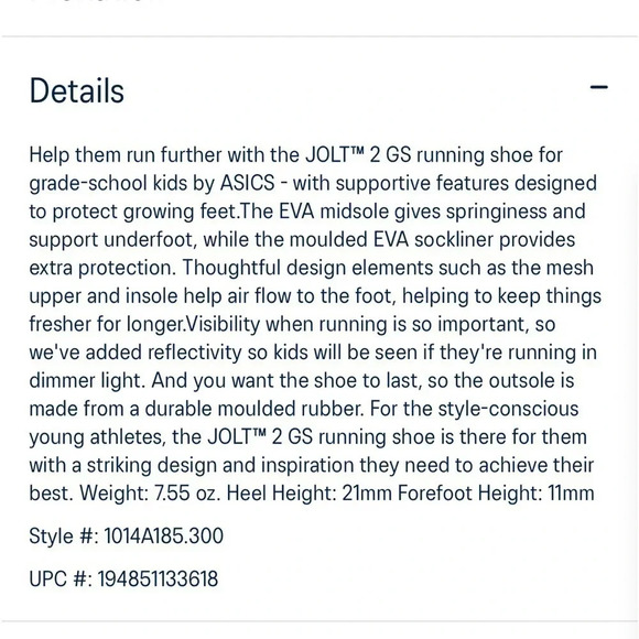 •Kid’s Asics Jolt•​ - Picture 10 of 10